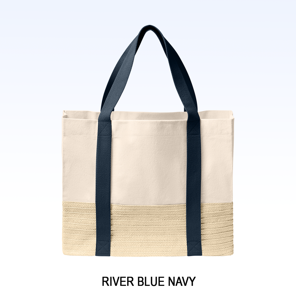 STRAW & CANVAS MARKET TOTE