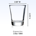 SHOT GLASSES - 2 oz.