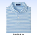 PETER MILLAR ALBATROSS STRIPE COTTON-BLEND PIQUÉ POLO
