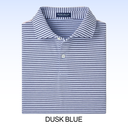 PETER MILLAR ALBATROSS STRIPE COTTON-BLEND PIQUÉ POLO