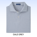 PETER MILLAR ALBATROSS STRIPE COTTON-BLEND PIQUÉ POLO