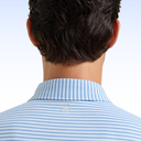 PETER MILLAR ALBATROSS STRIPE COTTON-BLEND PIQUÉ POLO