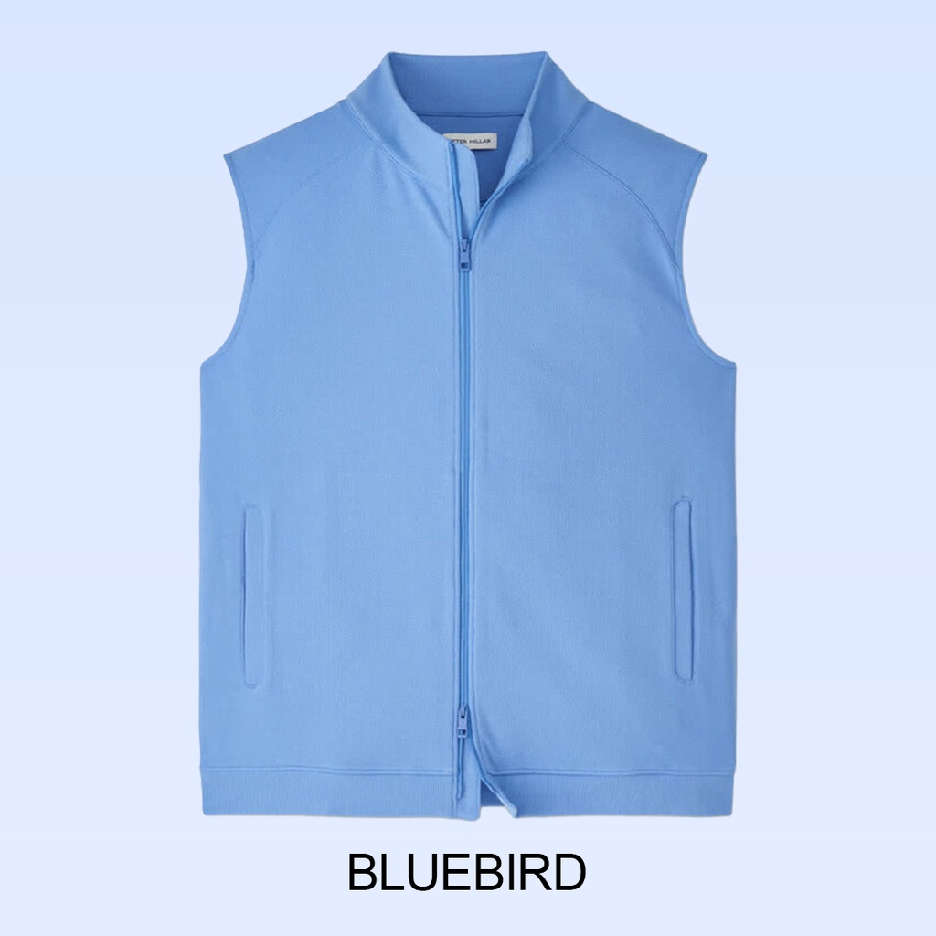 PETER MILLAR CRADLE PIQUÉ PERFORMANCE FULL-ZIP VEST
