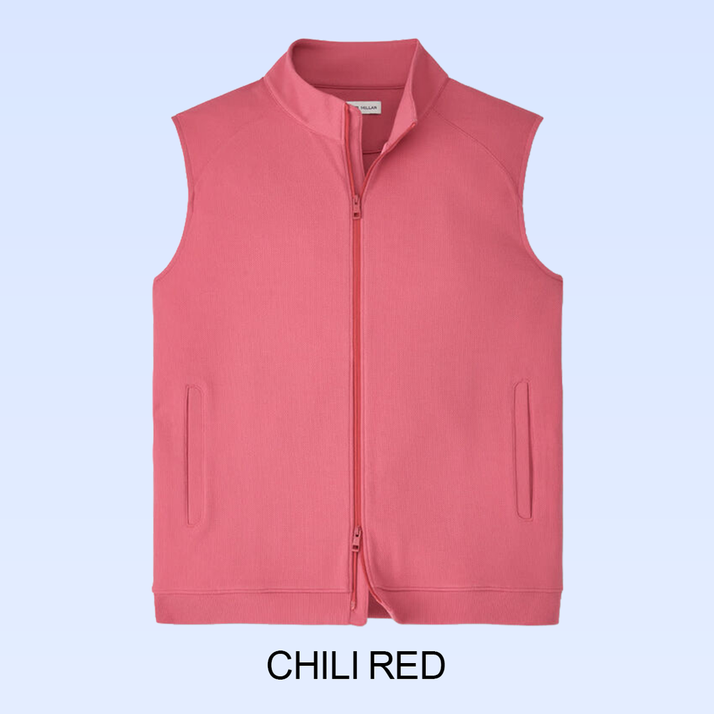 PETER MILLAR CRADLE PIQUÉ PERFORMANCE FULL-ZIP VEST
