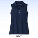 PETER MILLAR LADIES SPORT MESH SLEEVELESS BUTTON POLO