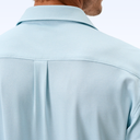 JOHNNIE-O BRECK SOLID KNIT SHORT SLEEVE BUTTON DOWN
