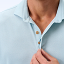 JOHNNIE-O BRECK SOLID KNIT SHORT SLEEVE BUTTON DOWN