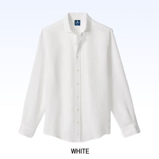 JOHNNIE-O LINEN BLEND BUTTON DOWN SHIRT - MCCARTHY SOLID