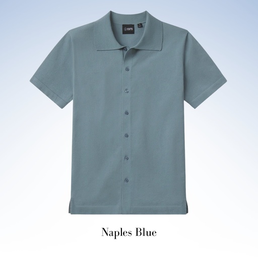 CUTS CLOTHING RIVIERA KNIT BUTTON UP