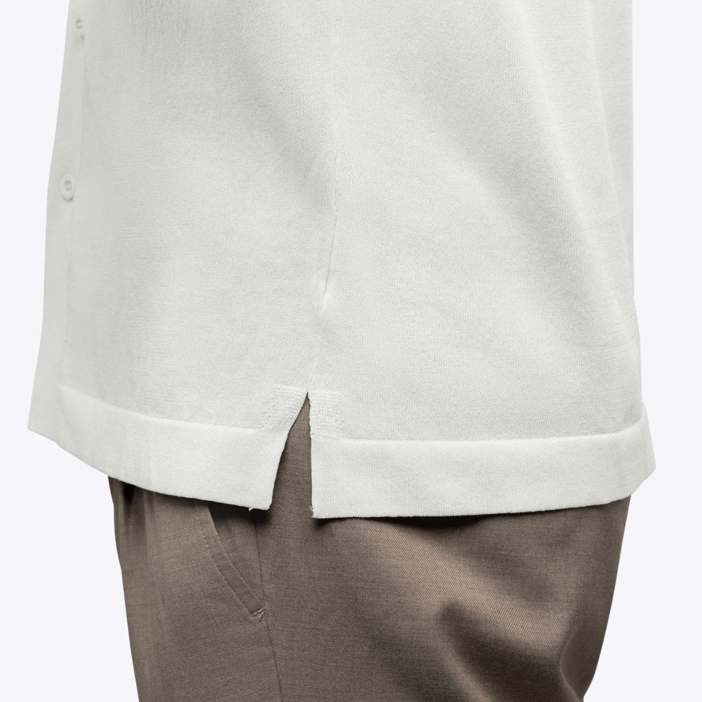 CUTS CLOTHING RIVIERA KNIT BUTTON UP