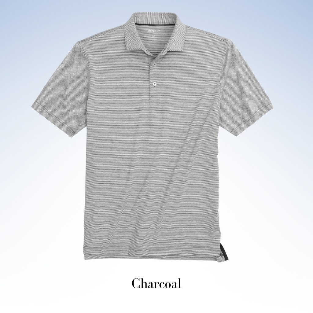 JOHNNIE-O PERFORMANCE JERSEY POLO - LYNDONN STRIPE