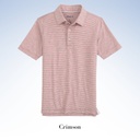 JOHNNIE-O PERFORMANCE JERSEY POLO - LYNDONN STRIPE