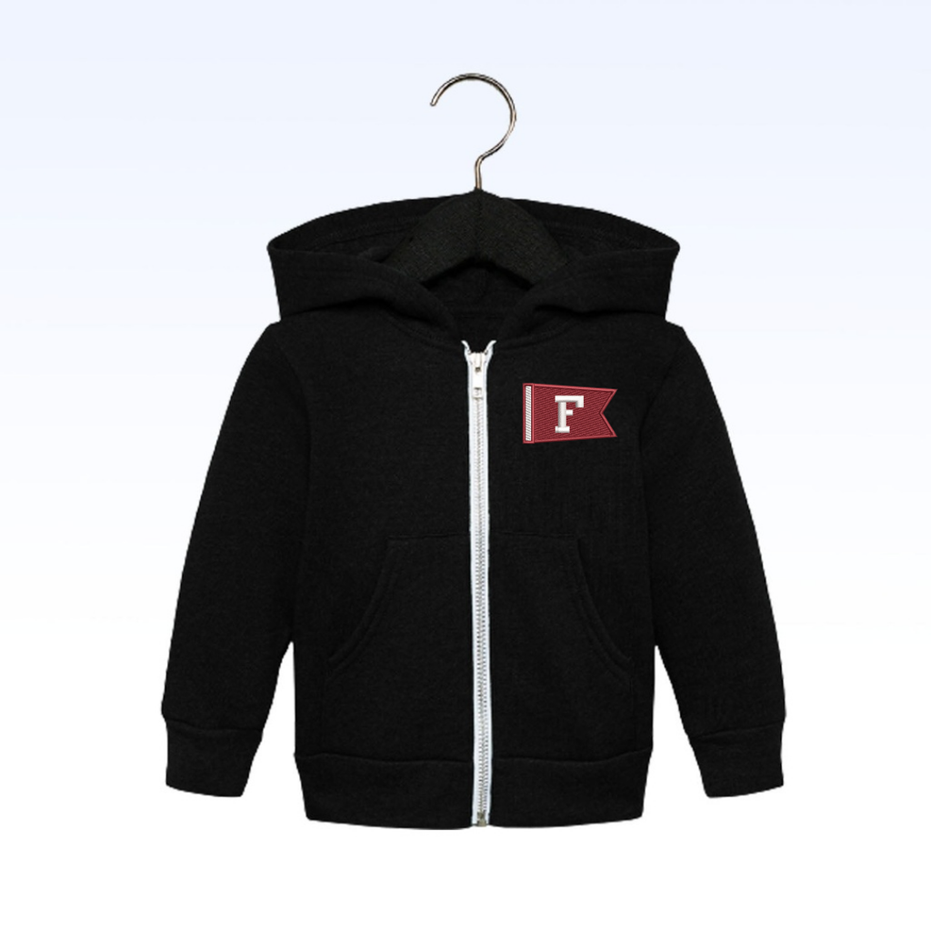 BELLA + CANVAS TODDLER FULL - ZIP HOODED SWEATSHIRT