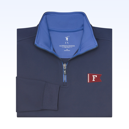 FAIRWAY & GREENE BOYS CAVES 1/4 ZIP PULLOVER