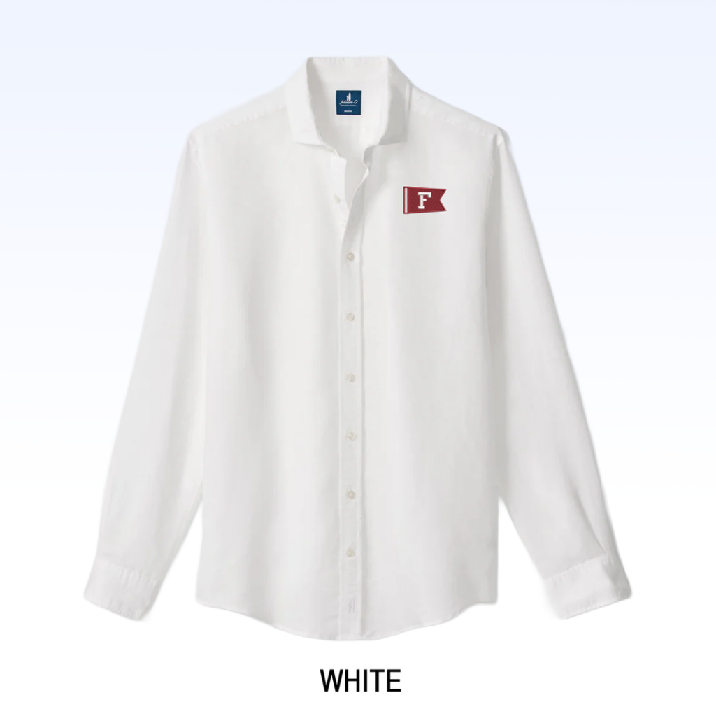 JOHNNIE-O LINEN BLEND BUTTON DOWN SHIRT - MCCARTHY SOLID