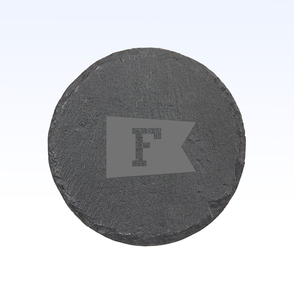 SET OF 4 SLATE COASTERS - 4"